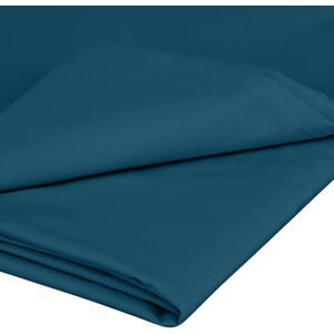 John Lewis Crisp & Fresh 200 Thread Count Egyptian Cotton Flat Sheet - Teal - Unisex - Size: Double