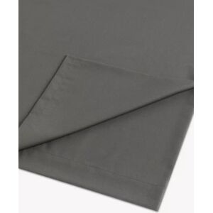 John Lewis Crisp & Fresh 200 Thread Count Egyptian Cotton Flat Sheet - Charcoal - Unisex - Size: King