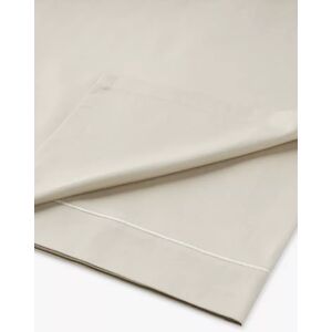 John Lewis Soft & Silky 400 Thread Count Egyptian Cotton Flat Sheet - Latte - Unisex - Size: Super king