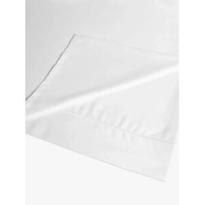 John Lewis Hotel 900 Thread Count Suvin Cotton & Tencel Flat Sheet - White - Unisex - Size: King