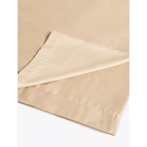 John Lewis Soft & Silky TENCELâ„¢ 300 Thread Count Flat Sheet - Champagne - Unisex - Size: Double