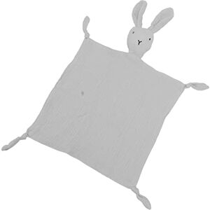 Alomejor Baby Cuddle Blanket, Cuddle Blanket Lovely Bunny Soft for Bed (Light Gray)