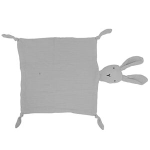 Huairdum Baby Security Blanket, Cotton Lovely Comfort Adorable Security Blanket for Bed (Light Gray)