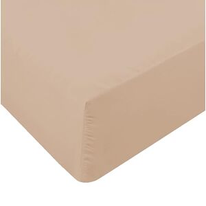 Comfy Nights MicroFibre Plain Dyed Fitted Sheet Or Pillow Pair (Latte/Beige, Pillow Pair)