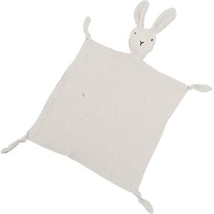 Spyminnpoo Cuddle Snuggle Blanket, Baby Security Blanket Soft Cotton Bunny Lovely Adorable Baby Comfort Blanket for Sleeping (Beige)