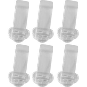 Smbcgdm Duvet Cover Clamps Strong Toughness Coverlet Sheet Clip Sheet Holders 6Pcs Convenient Clear