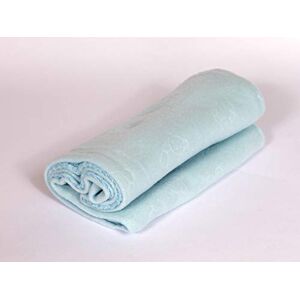 Soft Touch Embossed Baby Fleece Blanket - Blue