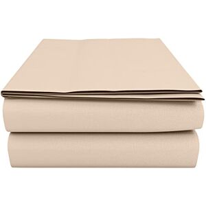 byrewood Latte Flat Sheet King Size - 100% Poly Cotton Bed Sheets King Size Flat Sheet (254 x 274CM) - Easy Care Flat Sheets King Size Sheets Flat - Soft & Breathable King Size Flat Sheets Cotton