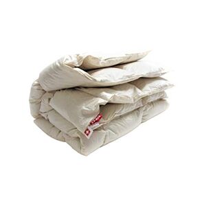 Zizzz Duck Down Duvet 155x220 - Made in Germany - NoMite & Downpass Certified - Duvet Made from 90% Duck Down & 10% Duck Feathers, Covered with Soft, GOTS-Certified Organic Cotton