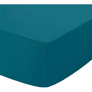 Glamptex Non Iron Pollycotton Percal Quality Plain Fitted Sheet Or Pillow Cases (Teal, Pair of Pillowcases only)