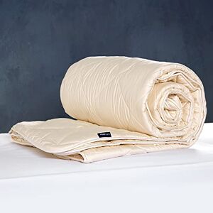 WOOLROOM Organic Warm 11-14 tog King Size Bed Duvet - Hypoallergenic Moisture Regulating Machine Washable Duvet - 100% Organic British Wool - Feather and Down Alternative - 30 Night Sleep Trial
