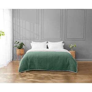 Style Spot Reversible Bedspread Bedroom Decor Lightweight Ultra Soft Throw Comforter Bedding Double Bed Large For All Bedding Room Bedspread (Sage Green)