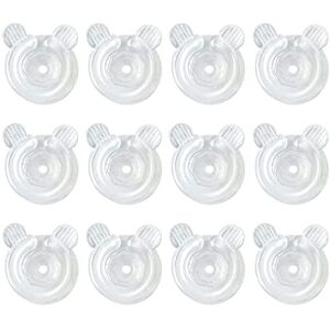 Jieddey Duvet Cover Clips,12 PCS Clear Comforter Clips Plastic Duvet Holder to Keep Duvet in Place for Duvet Thicker Less Than 1 inch