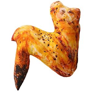 Guangcailun Food Throw Pillow Birthday Gift Interesting Indoor Simulation Plush Toy, Chicken Wing