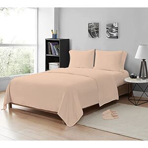 MistyMorning Flat Sheet, Soft & Premium quality Bedding & Linen, 100% Egyptian Cotton with 200 Thread Count. (Mocha, King)
