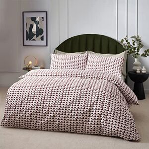 Hoem Avery Abstract Cotton Duvet Cover Set with Contemporary Design.