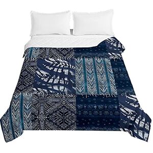 Surwin Embossed Quilted Bedspreads Single Double Super King Bed Size, Patchwork Bedspread Quilt Sofa Throws Blanket Lightweight Coverlet Microfiber Comforter Bed Sheet (Patchwork 1,100 * 150cm)