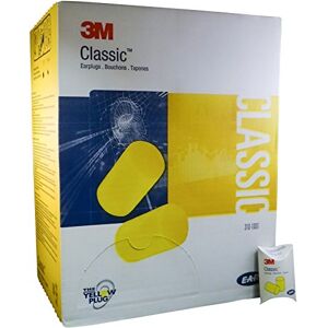 3M E-A-R Classic Earplugs 310-1001, Uncorded in Pillow Pack - MS92100 (1 Box)