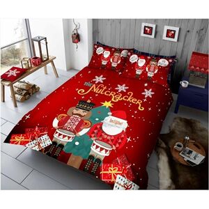 GC GAVENO CAVAILIA Christmas Nutcracker Soldier Single Bed Set Xmas Cool Duvet Quilt Cover For Boys Girls Reversible Tartan Bedding