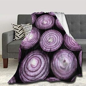 Pindola Onion Throw Blanket Warm Lightweight Soft Cozy Warm Home Decoration 50"x40"