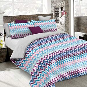 Italian Bed Linen Fantasy Duvet Cover (Made in Italy), frequenze, Small Double