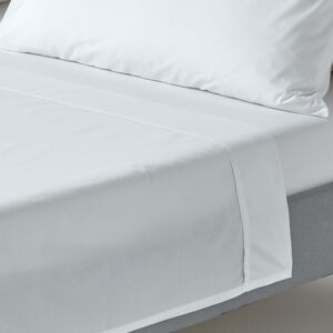 Homescapes White Egyptian Cotton Flat Sheet 200 TC, King