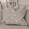 Cremona Linen Cushion with Satin Pipe - 58x58cm