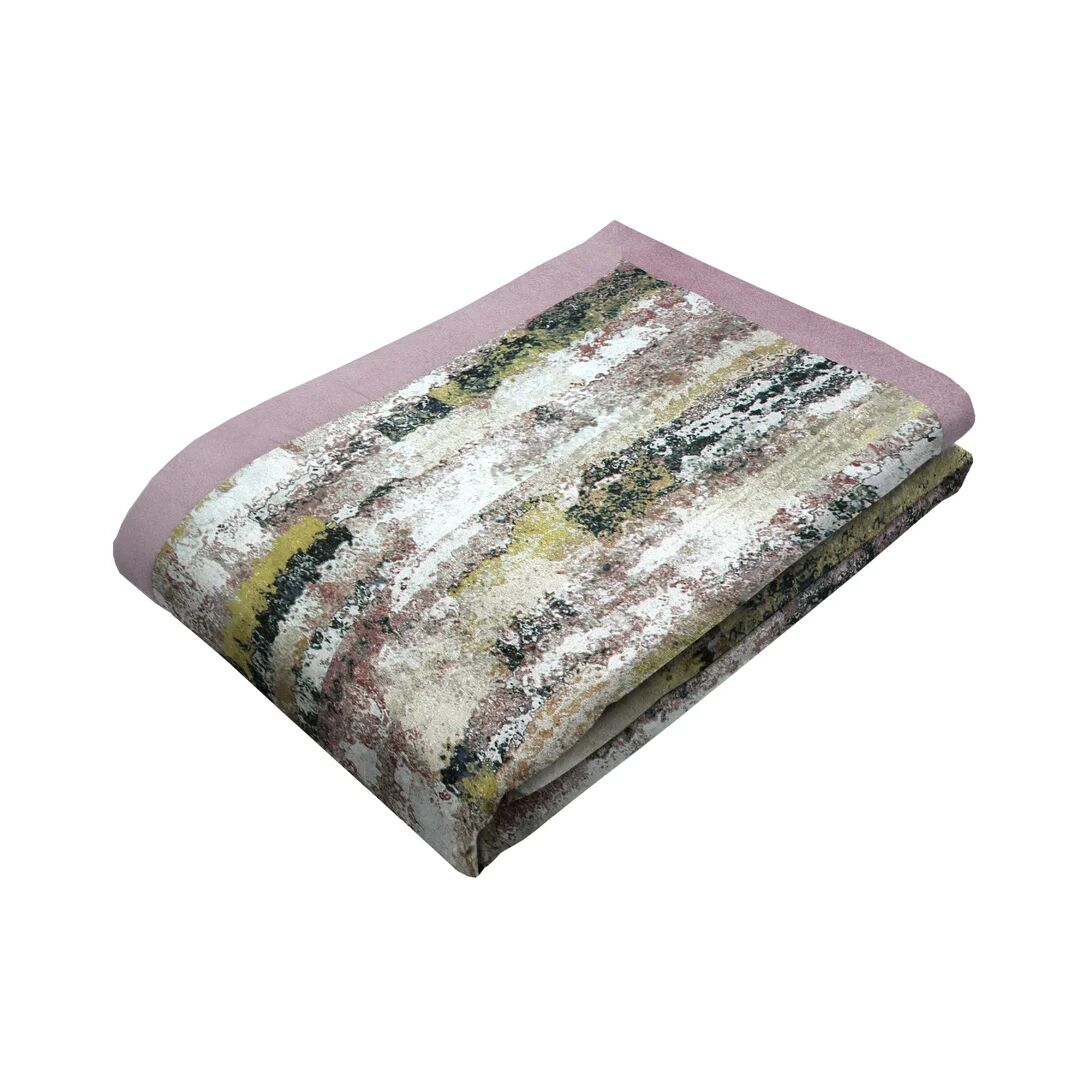 Photos - Pillow Borough Wharf Emmy 100 Polyester Bed Runner pink/gray/green/blue 220.0 W c