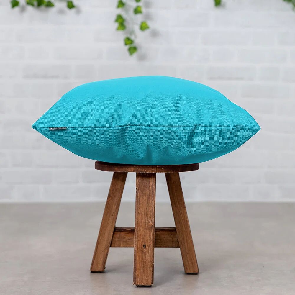 Photos - Pillow Hykkon Siobhan Outdoor Cushion with Filling blue 43.0 H x 43.0 W x 11.0 D