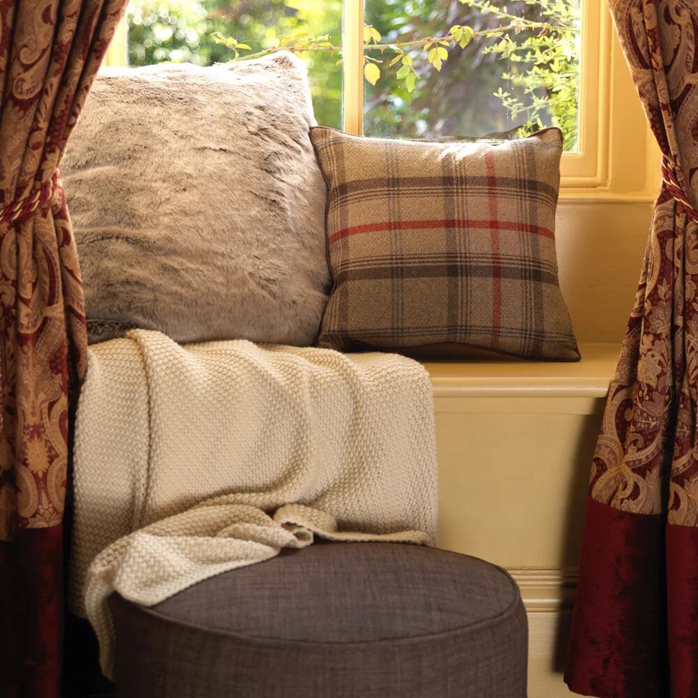 Photos - Pillow Fairmont Park Alia Cushion with Filling brown 45.0 H x 45.0 W x 11.0 D cm