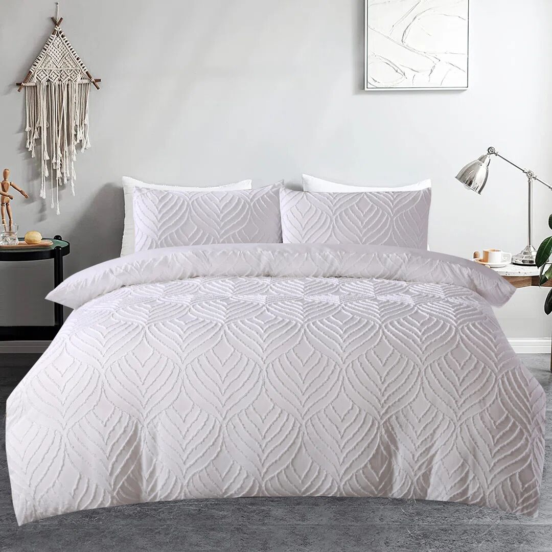 Photos - Bed Mercer41 Duvet Cover white Super King