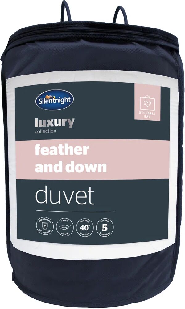 Silentnight Feather and Down Anti-Allergy 13.5 Tog Duvet white 200.0 H x 200.0 W x 2.0 D cm