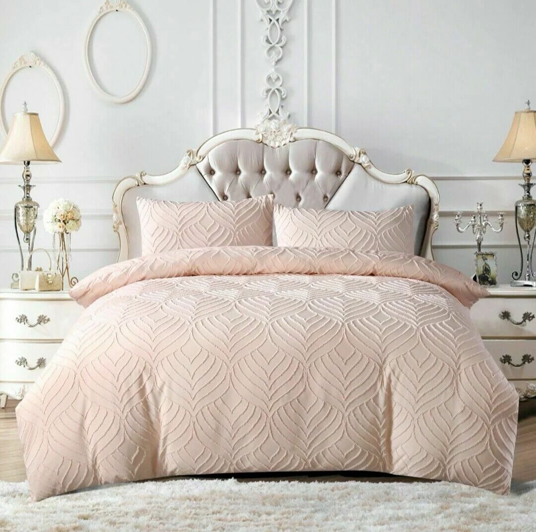 Photos - Bed Linen Mercer41 Duvet Cover Set pink Super King Duvet Cover + 2 Pillowcases (50 x