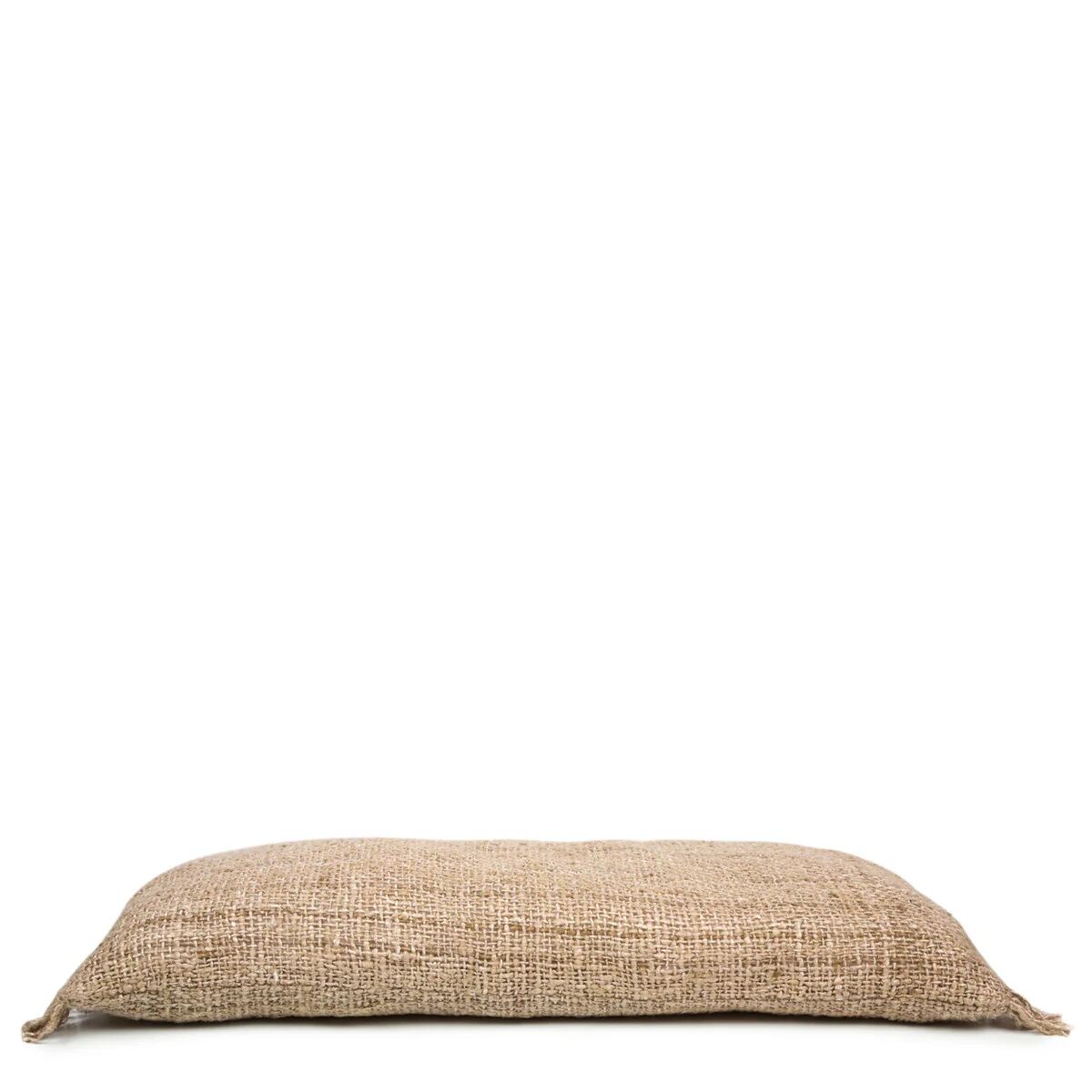 BazarBizar Black Navy Oh Em Gee Cotton Cushion - Beige / 35cm x 100cm