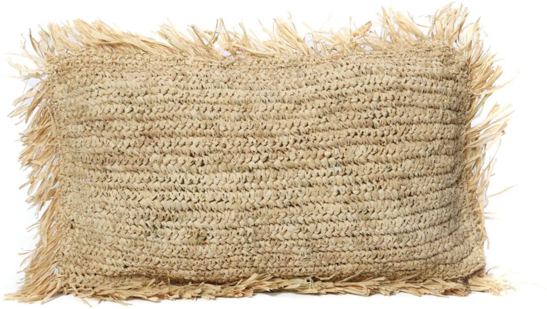 BazarBizar Raffia Cushion Rectangular - 30x50