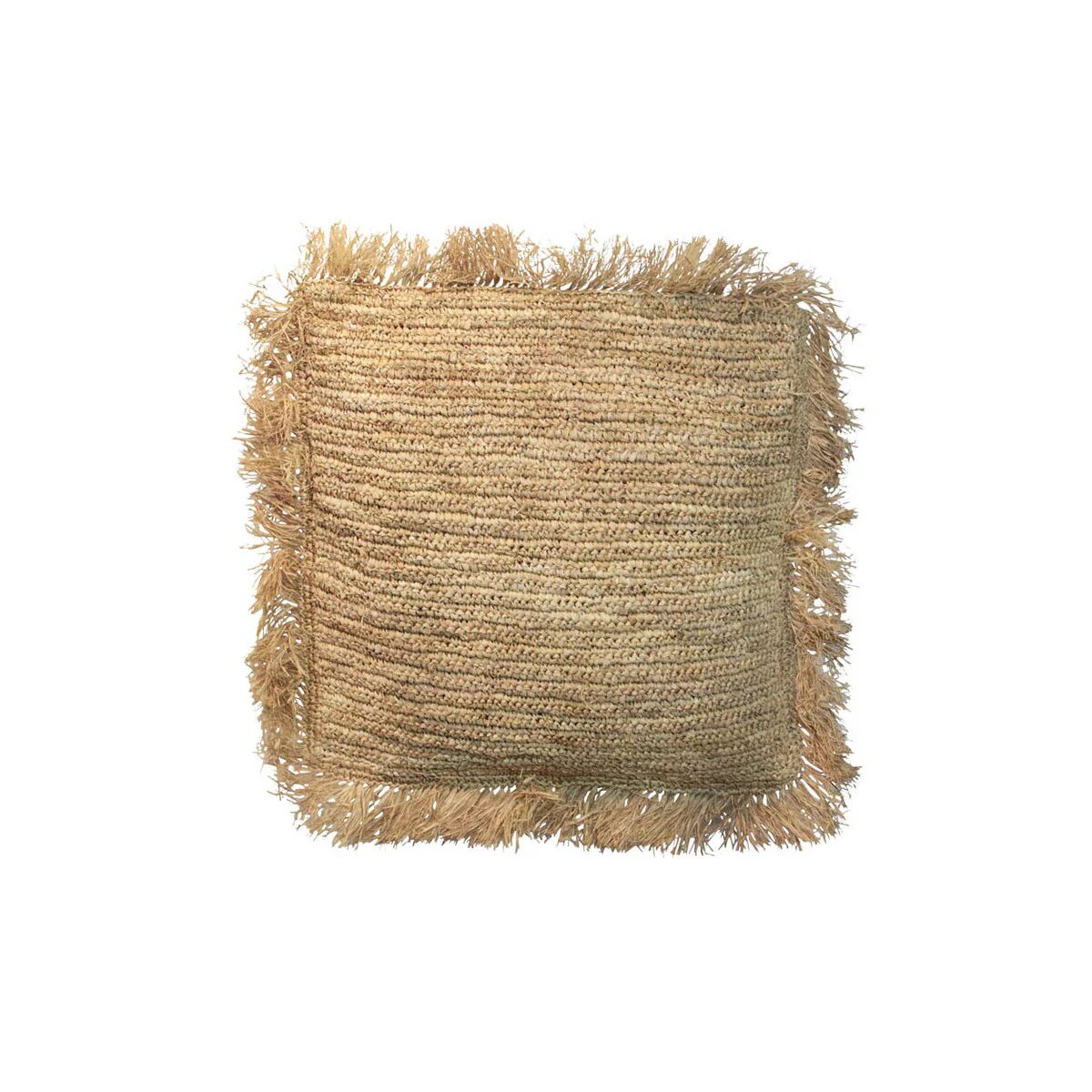 BazarBizar Raffia Cushion Square - 40x40