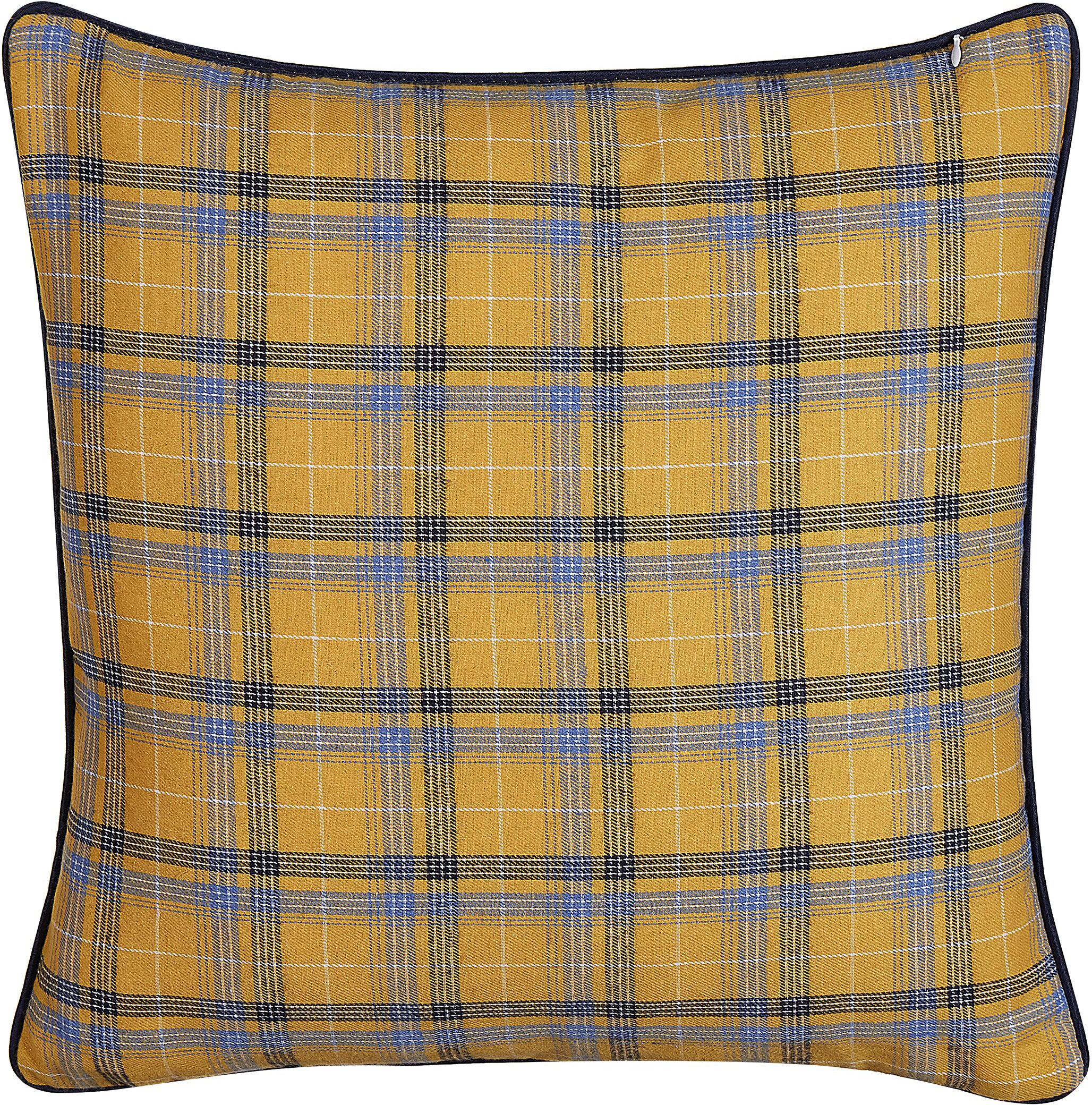 Beliani Decorative Cushion Multicolour Chequered Pattern 45 x 45 cm Modern Décor Accessories