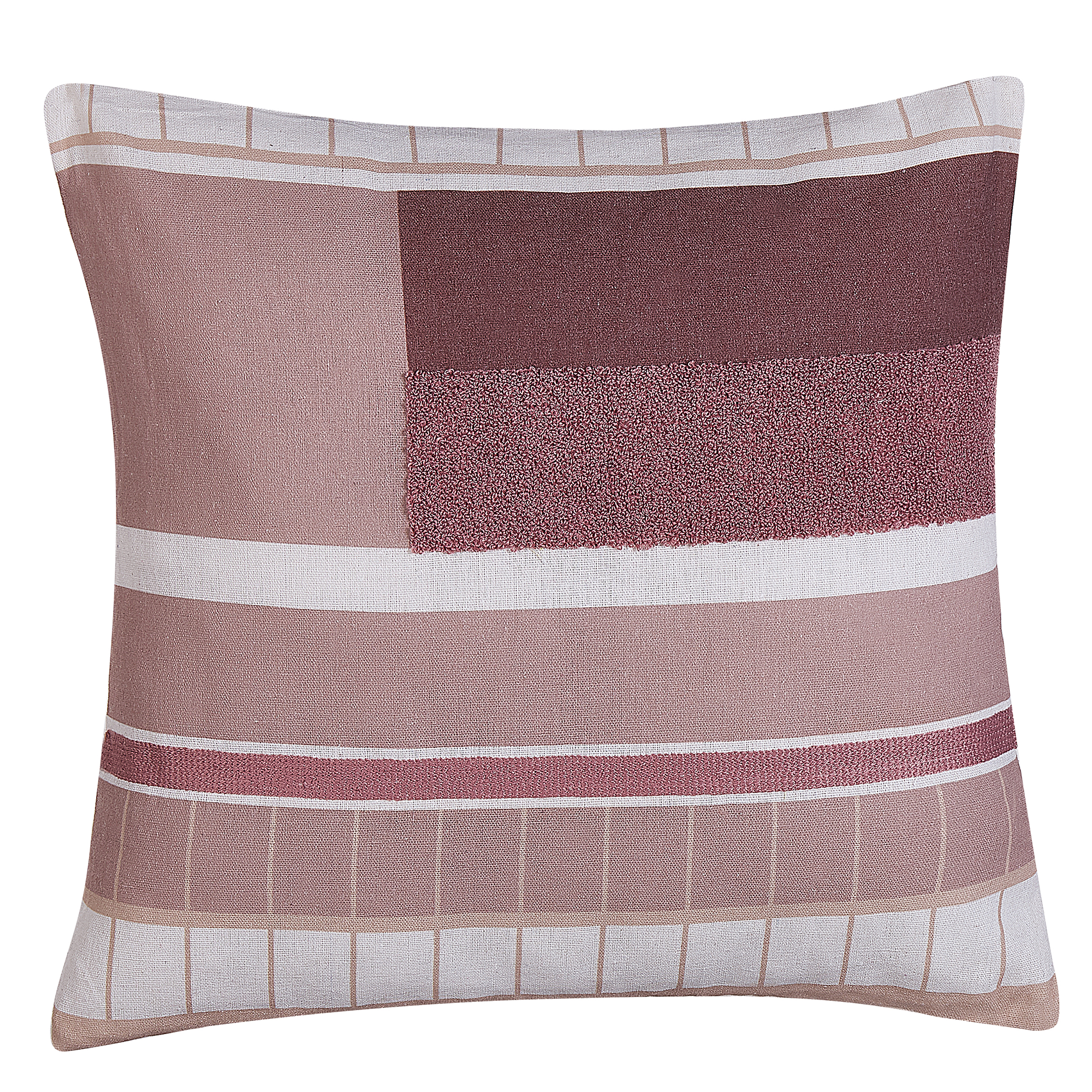 Beliani Decorative Cushion Multicolour Geometric Pattern 45 x 45 cm Modern Décor Accessories