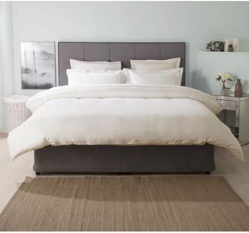 Belledorm Ultralux 1000 Thread Count Duvet Cover Belledorm Colour: Ivory, Size: King  - Size: Superking