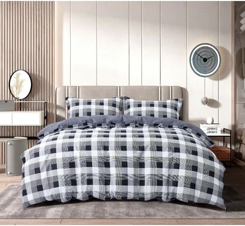 August Grove Gambino 200 TC Egyptian Quality Cotton Duvet Cover Set August Grove Size: Kingsize - 2 Pillowcases (50 x 70 cm)  - Size: Super King - 2 Pillowcases (50 x 70 cm)