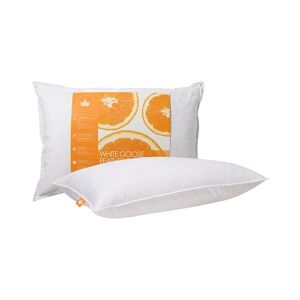 Canadian Down & Feather Company White Goose Feather Pillow Medium Support White Queen