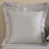 Frette Doppio Ajour Euro Sham  Size: 26x26 in-  Cliff Grey