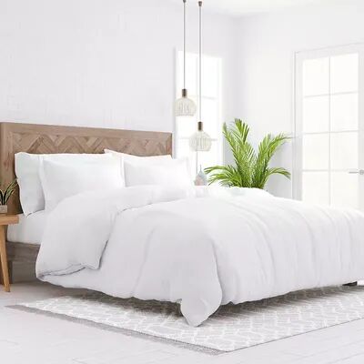 Home Collection Premium Ultra Soft Duvet Cover Set, White, King