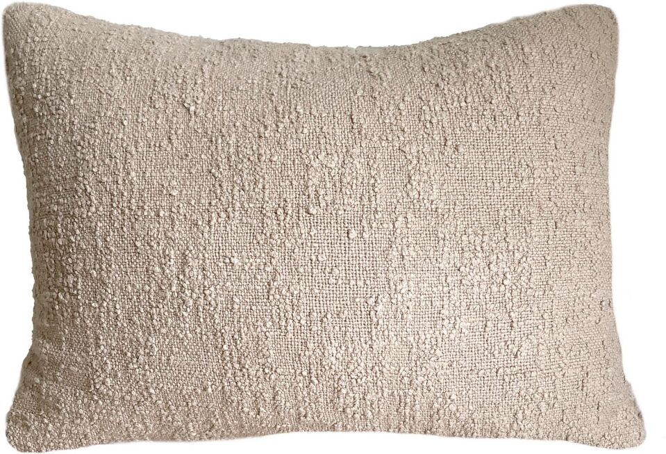 Anaya Home Cozy Cotton Beige Boucle 20x54 Down Alternative Body Pillow - Beige/khaki