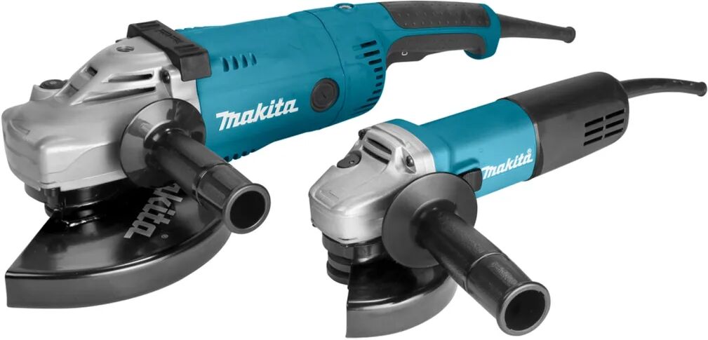 Makita Ensemble de meuleuse 125/230 mm 230 V Bleu et noir