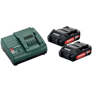 metabo Akku-Set »Metabo Akku und Ladegerät Basic-Set«, 36 mAh schwarz