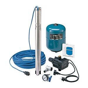 Grundfos Wasserversorgungspaket 96160908 mit 30 m Unterwasserkabel, 230 V