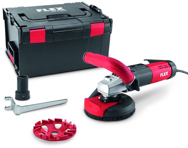 Flex-tools 471.046 LDE 15-10 125 R, Kit E-Jet Sanierungsschleifer mit variabler Drehzahl 125 mm