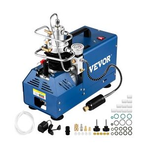 VEVOR Elektrische Hochdruck Luftkompressor 1800 W Pcp Hochdruck Kompressor 300 BAR Pcp Inflator 1L/8min Füllzeit Kompressor 40-50L/min Manuelle