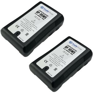 Trade-shop - 2x Li-Ion Akku V-Mount 14,4V 6600mAh 95Wh mit D-Tap usb Ausgang für Sony HDW-680 arri Alexa Canon eos C100 C300 C500 5D 7D 60D